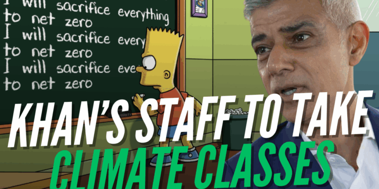 Khan Forces Greater London Authority Staff to Spend a Full Day on 'Climate Literacy Training' – Guido Fawkes