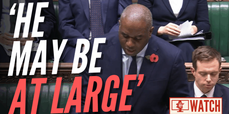 Lammy Admits Another Accidentally-Released Prisoner May Be 'At Large' – Guido Fawkes