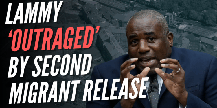Lammy "Outraged" By Second Accidental Prison Release of Migrant – Guido Fawkes