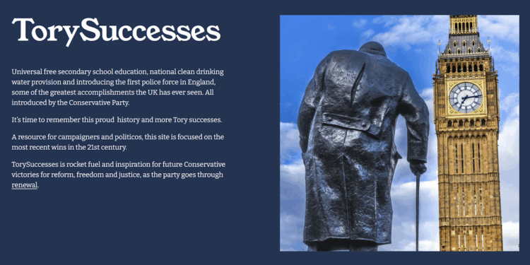 Laura Blumenthal: Introducing Tory Successes, a new resource website for Conservative candidates