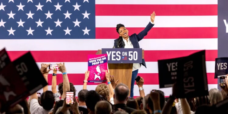 Left-Wing Radio Host Literally Kisses Feet Of Jasmine Crockett In Deranged Act Of ‘Worship’