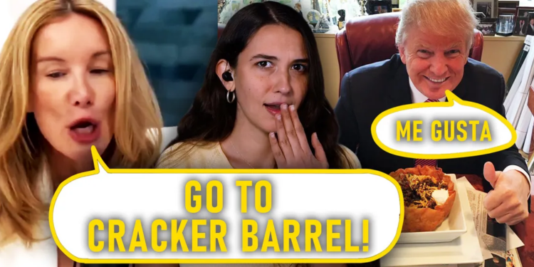 Liberal White Woman Goes On Tirade Against Trump Voters Eating Ethnic Food