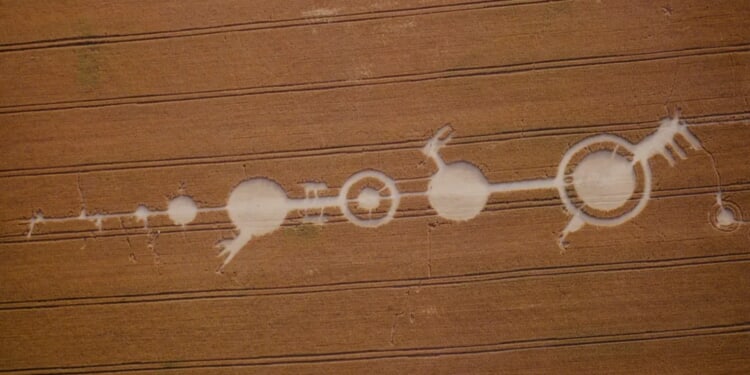 Mysterious ‘Crop Doodle’ Spotted In Argentine Wheat Field