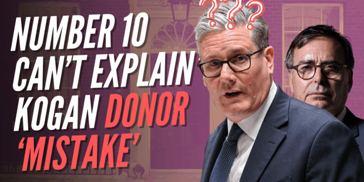 Number 10 Can't Explain Why Starmer Took Months to Apologise for Kogan Appointment – Guido Fawkes