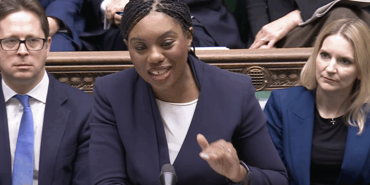 PMQS:  Badenoch questions Labour U-turns on Budget income tax rises and freezing thresholds