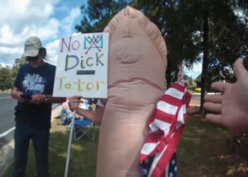 Penis Costume Wearing Grandma Arrested at 'No Kings' Protest in Alabama [WATCH]