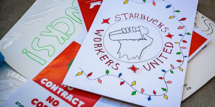 Socialists Embrace 'Red Cup Rebellion' Strike Against Starbucks [WATCH]