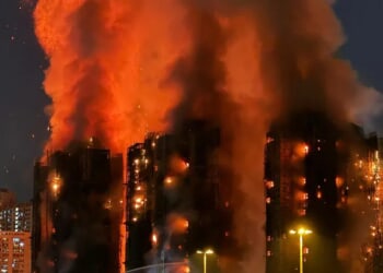 Three Arrested After Deadly Blaze Sweeps Through High Rises In Hong Kong