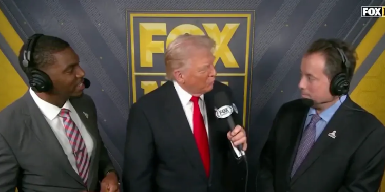 Trump Takes Over Broadcast Booth For Sunday NFL Matchup