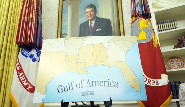 Trump's Renamed Gulf of America Dodges Hurricanes for First Time in a Decade – Twitchy