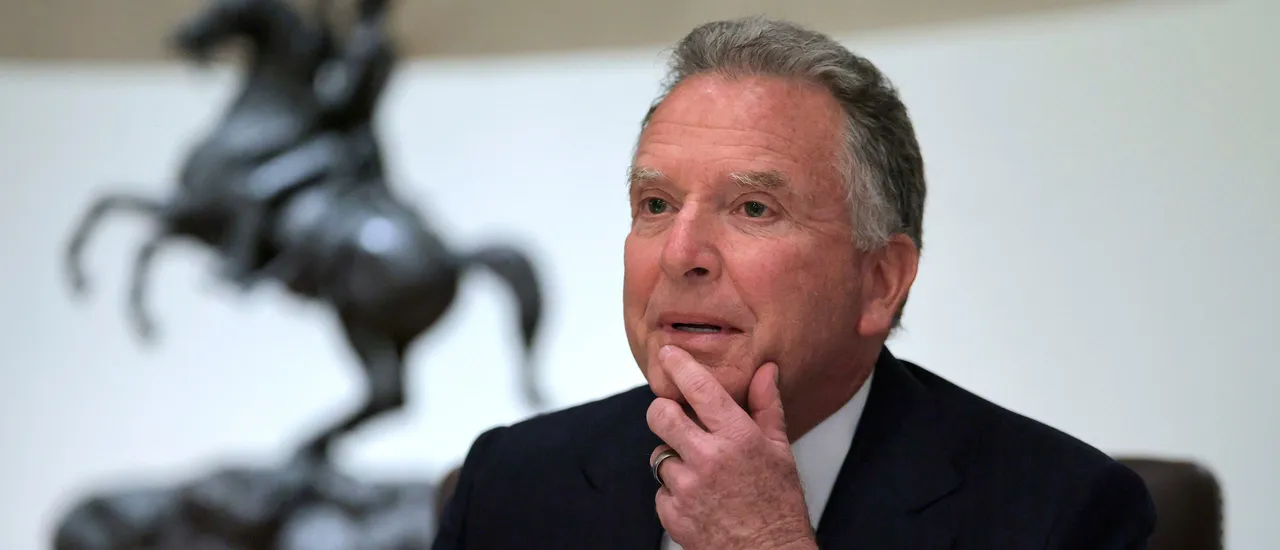 Special Envoy Steve Witkoff speaks as President Donald Trump holds a cabinet meeting with members of his administration in the Cabinet Room of the White House on August 26, 2025 in Washington, DC. This is the seventh cabinet meeting of Trump's second term. (Photo by Chip Somodevilla/Getty Images)