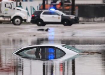 Video Shows Vietnam War Veteran Rescued After Getting Trapped In Flooded California Street