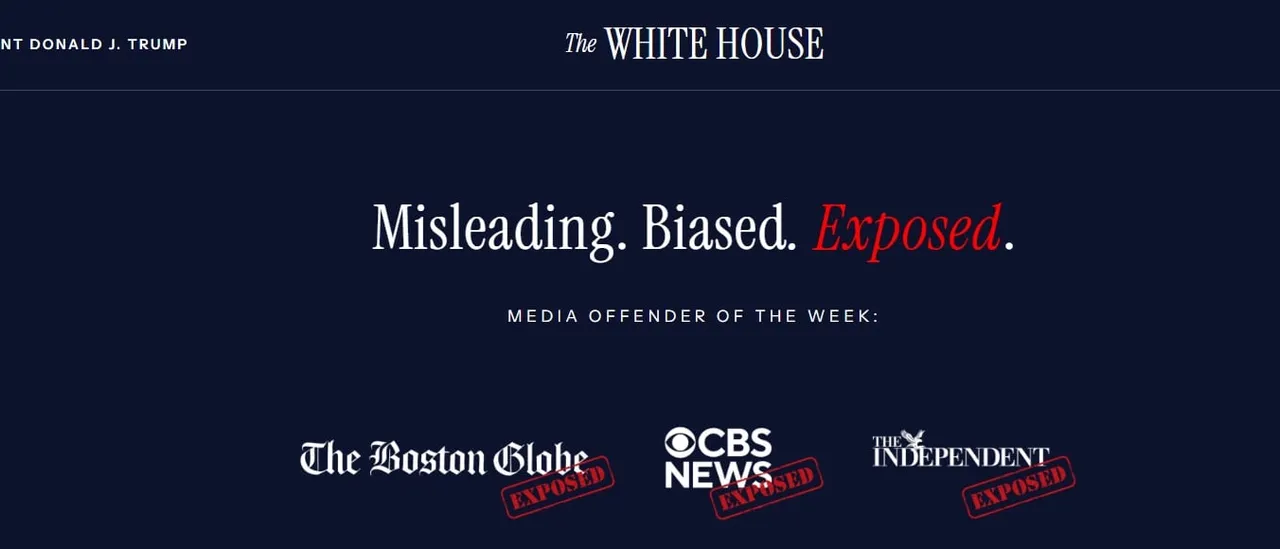 White House Launches ‘Offender Of The Week’ Site Targeting ‘Biased’ Media
