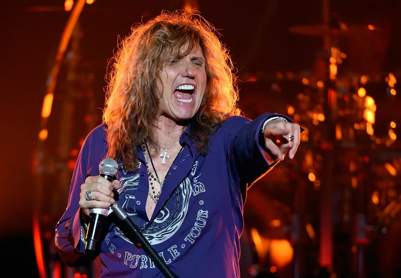 LAS VEGAS, NV - JUNE 04: Singer David Coverdale of Whitesnake performs at The Joint inside the Hard Rock Hotel & Casino as the band tours in support of 