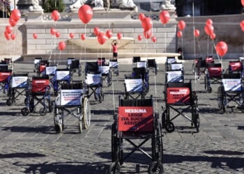 ‘Don’t kill me’: Empty wheelchairs dramatize campaign against assisted suicide in Italy