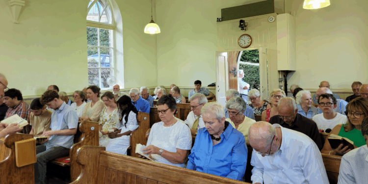 ‘What will you not let go of to have eternal life?’ Geoff Thomas addresses the Stanton Lees Bible Weekend
