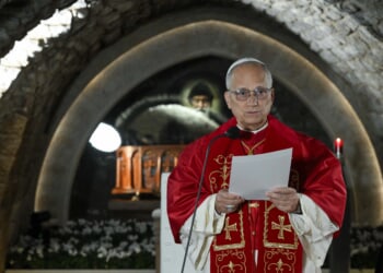 Pope Leo XIV entrusts Lebanon to St. Charbel’s intercession, prays at his tomb