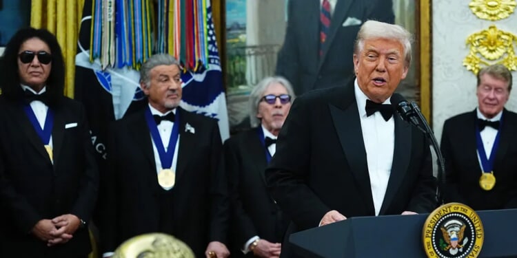 Trump Awards Medals To Kennedy Center Honorees