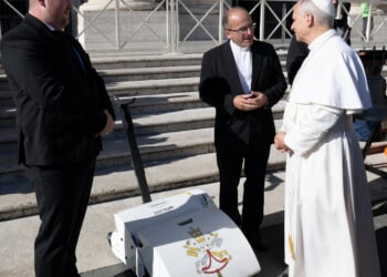 Pope Leo XIV receives custom electric lawn mower from Czech Republic for Vatican Gardens and Castel Gandolfo