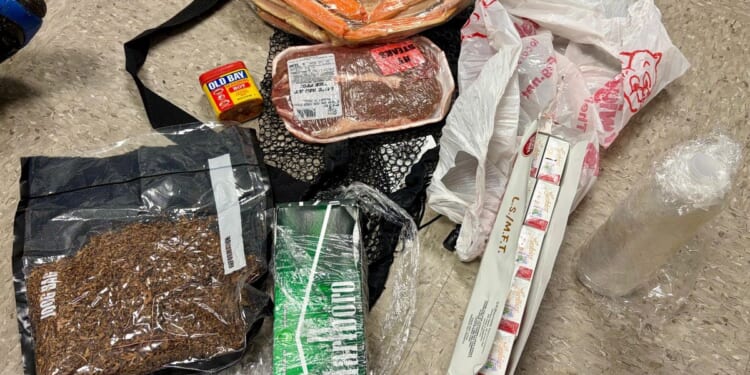 Drone drops steak and crab legs for prisoner feast but South Carolina guards find it first