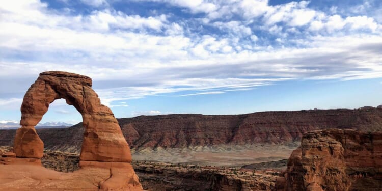 Unharmed hiker rescued after becoming mired in quicksand in Utah's Arches National Park