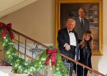 Trump strikes conciliatory bipartisan tone at Congressional Ball