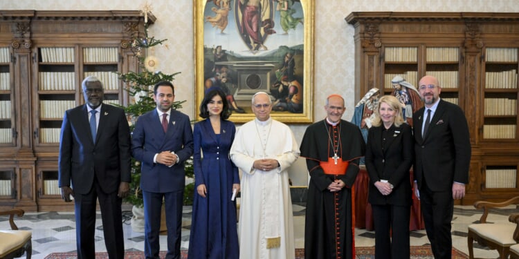 Pope Leo XIV, in meeting with award committee, calls for concrete acts of charity