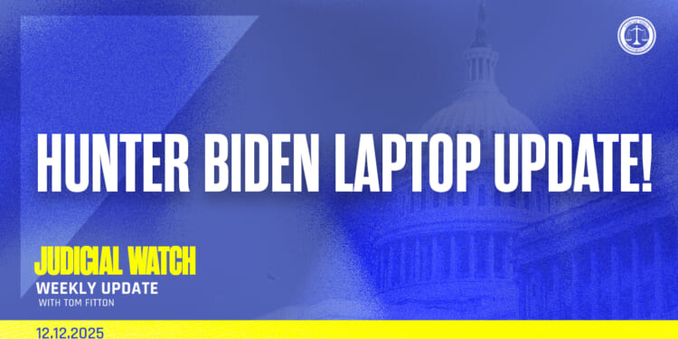 Hunter Biden Laptop Update! | Judicial Watch