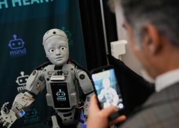 Humanoid robots take the stage at Silicon Valley summit, but skepticism remains