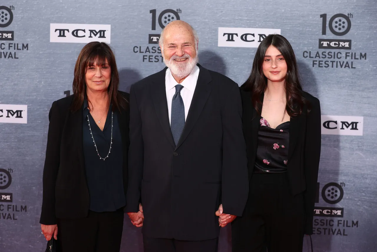 HOLLYWOOD, CALIFORNIA - APRIL 11: Rob Reiner, wife Michele Singer and daughter Romy Reiner attend the 2019 TCM Classic Film Festival Opening Night Gala And 30th Anniversary Screening Of 