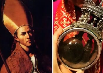 Miracle of the liquefaction of blood of St. Januarius is repeated in Naples, Italy