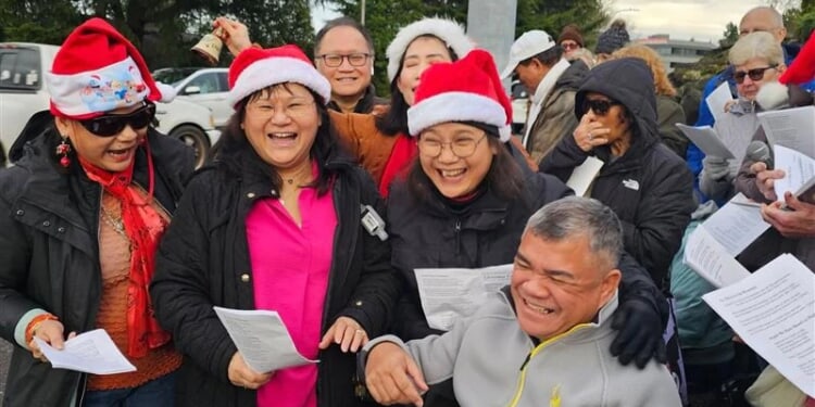 At abortion facilities across the nation, pro-life carolers bring tidings of life