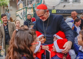 Cardinal Pierbattista Pizzaballa visits Holy Family Parish in Gaza days before Christmas
