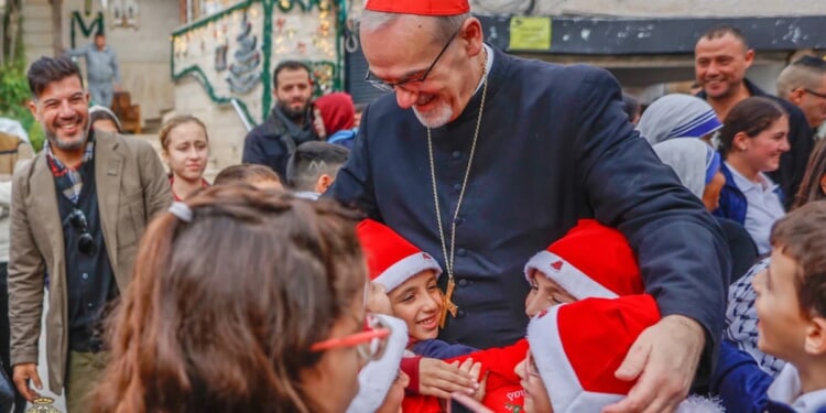 Cardinal Pierbattista Pizzaballa visits Holy Family Parish in Gaza days before Christmas