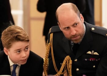 William brings his son George to the same homeless shelter prince first visited with Princess Diana