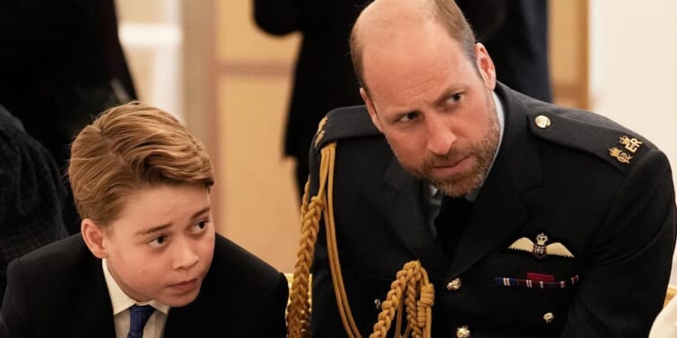 William brings his son George to the same homeless shelter prince first visited with Princess Diana