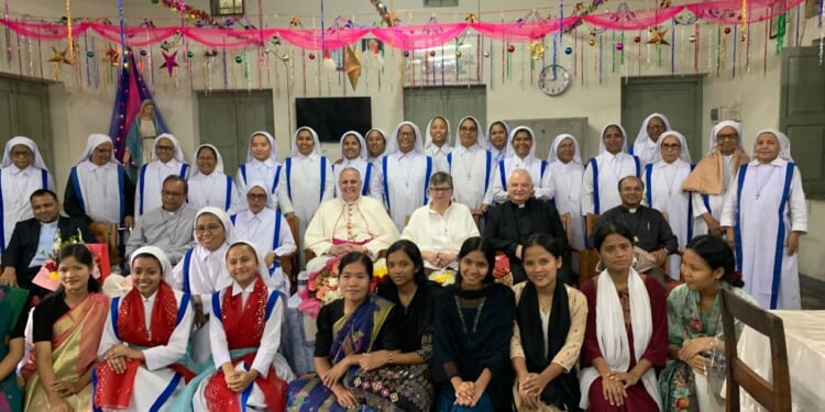Sister Tiziana Merletti visits Bangladesh religious communities during five-day consecrated life program