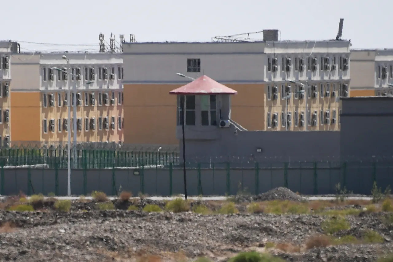This photo taken on June 2, 2019 shows buildings at the Artux City Vocational Skills Education Training Service Center, believed to be a re-education camp where mostly Muslim ethnic minorities are detained, north of Kashgar in China's northwestern Xinjiang region.(Photo credit GREG BAKER/AFP via Getty Images)