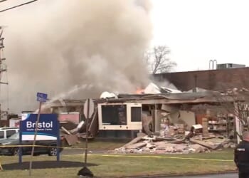 Authorities: Gas explosion at a Pennsylvania nursing home traps people inside
