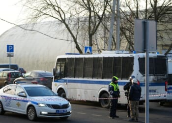 Three killed in Moscow explosion as police approach suspicious individual