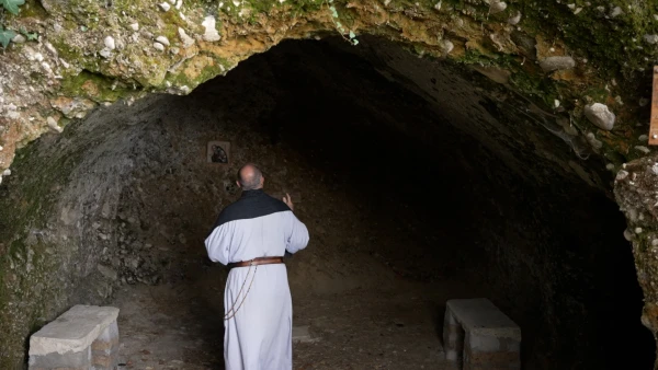 The grotto near Deliceto, Italy, where St. Alphonsus Liguori was inspired to write 