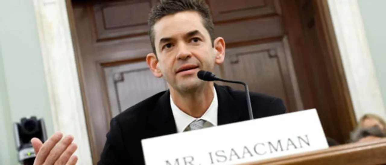 WASHINGTON, DC - APRIL 09: Jared Isaacman, U.S. President Donald Trump's nominee to be National Aeronautics and Space Administration (NASA) Administrator, testifies during a Senate Commerce, Science, and Transportation Committee confirmation hearing in the Russell Senate Office Building on Capitol Hill on April 09, 2025 in Washington, DC. Isaacman, a billionaire entrepreneur and close associate of SpaceX CEO Elon Musk, previously chartered two private astronaut flights to orbit including the all-civilian American "space tourist" Inspiration4 mission. (Photo by Kevin Dietsch/Getty Images)