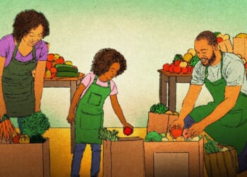 Volunteering with children may help build character and create lasting family memories