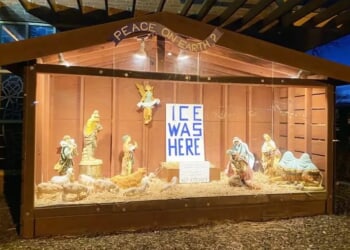 Boston-area pastor refuses to remove anti-ICE Nativity scene