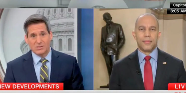 CNN Host Asks Hakeem Jeffries Why He Voted Present On Trump Impeachment