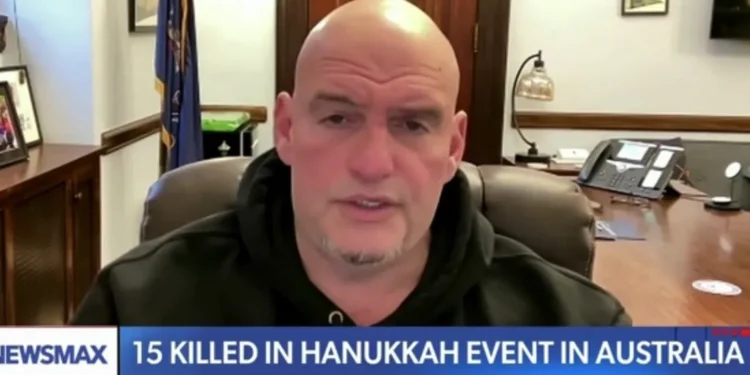 Fetterman Tells Of ‘Rot Within The American Left’ When Asked About Terrorism Against Jews