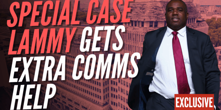 Fumbling Lammy Given Senior Cabinet Office Official to Help With Comms – Guido Fawkes