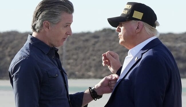 Gavin Newsom's Headed to DC to Find Out Why Trump Hasn't Rebuilt His State Fast Enough After the Fires – Twitchy