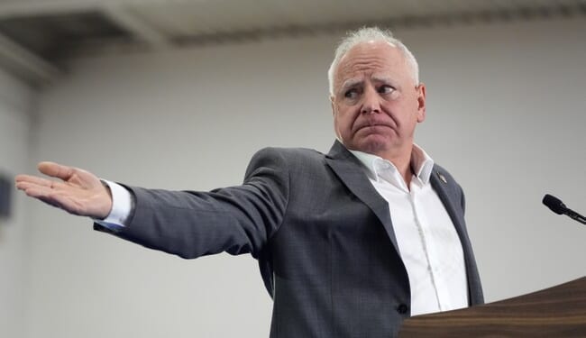 Governor Tim Walz Laughably Claims Trump Is Normalizing Hateful Language