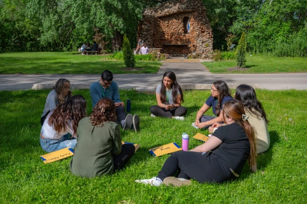 Members of Iskali gather for fellowship. Credit: Iskali